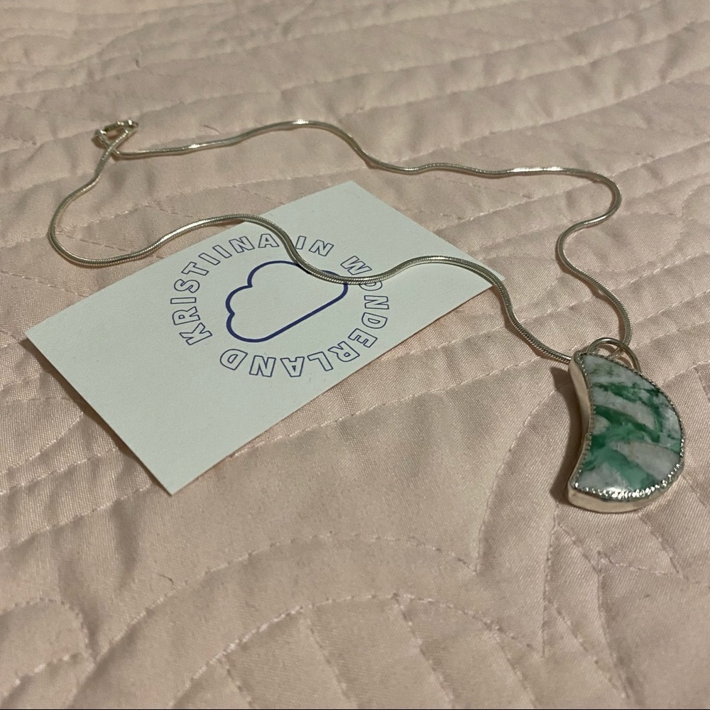 Crescent moon necklace